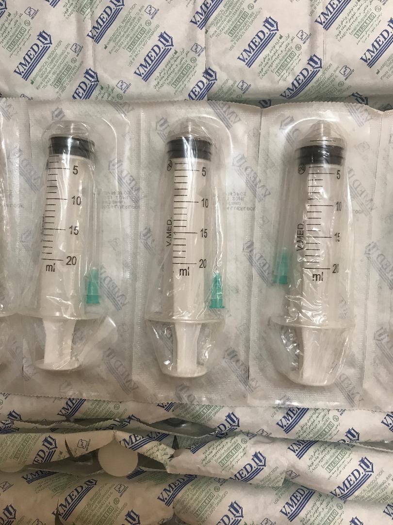 سرنگ 20 سی سی لوئرلاک ورید