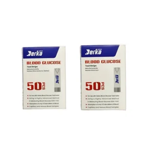 نوار تست قند خون درکا مدل D100 سازگار با دستگاه درکا 2 بسته 50 عددی 102779472