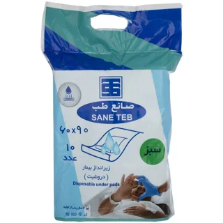 زیرانداز بهداشتی بیمار (دروشیت) 90*60 صانع طب هر بسته 10 عددی