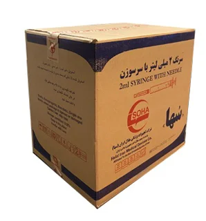 سرنگ 2 سی سی سها (کارتن ۱۵۰۰ عددی)