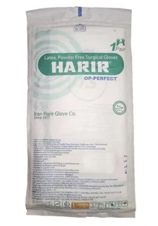 دستکش جراحی لاتکس سایز 7.۵ حریر اپی پرفکت