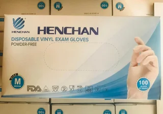 دستکش وینیل بدون پودر HENCHAN