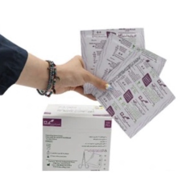 گاز وازلینه استریل کاوه تک پدی (هر پک 50 عددی)