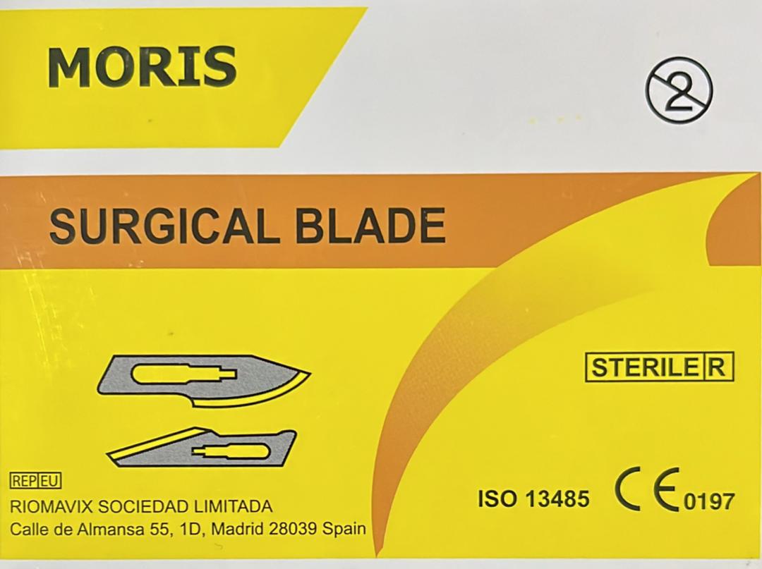 تیغ بیستوری شماره ۱۱ موریس MORIS بسته ۱۰۰ عددی
