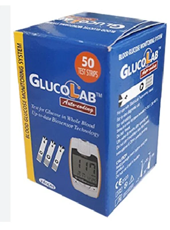 نوار تست قند خون گلوکولب GlucoLab